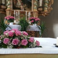 Kirchendeko für Hochzeit